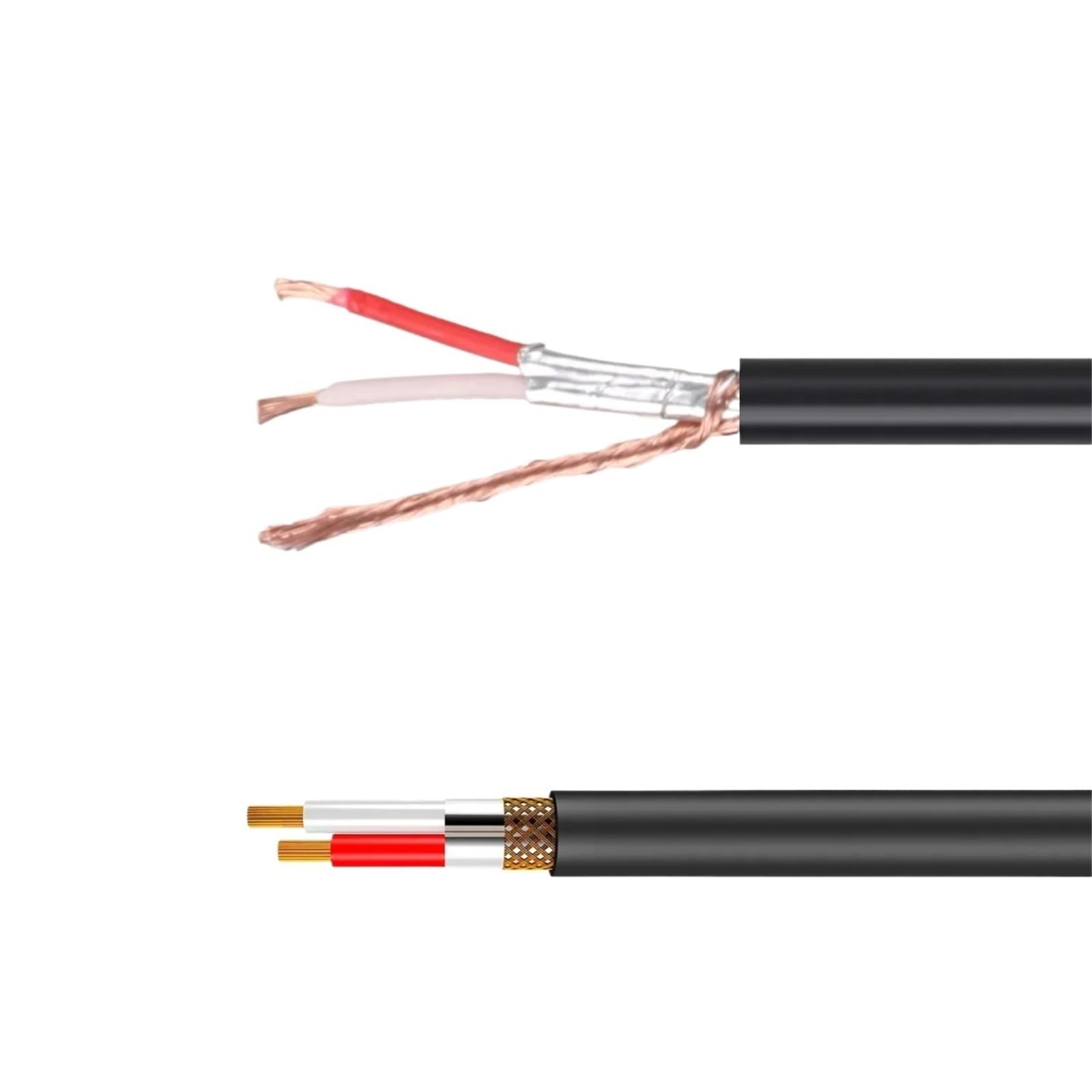 Zbalansowane kable audio Mini XLR na AUX 3,5 mm męski Mini XLR 3-pinowy do 3,5 mm 1/8" męski do konwertera kasków Carmera (0,3m)