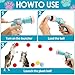 Mkitnvy interaktives Plüsch-Katzenspielzeug 50 weiche Pompon-Bälle