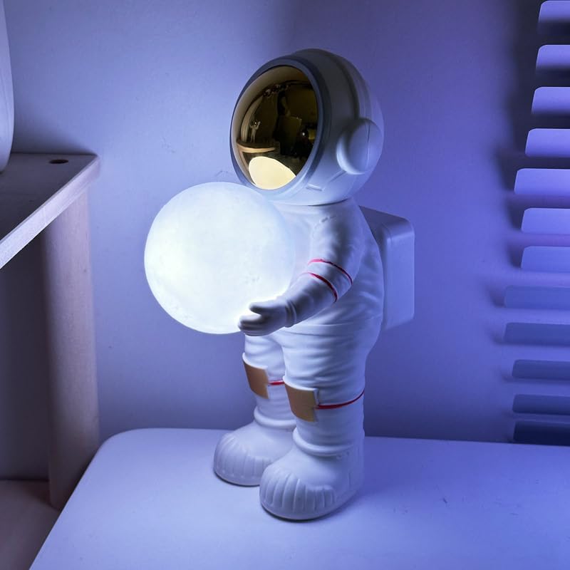 YIANCTRD Moon Lamp for Kids, Astronaut Light with 6 Color,Space