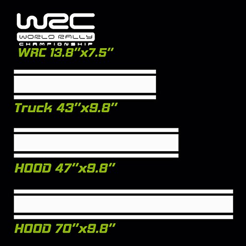 Mountvalleyclimber (4Pcs/Pack) Vinyl Racing Stripe Decal Sticker For Car Decoration Hood, Roof, Trunk, Skirt, Bumper (Gray) #TOP7