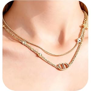 18K Gold Plating Double Layer Star ...
