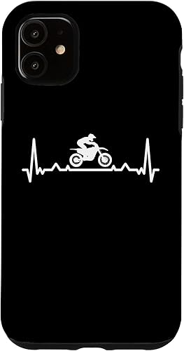 Miniatura 10 de iPhone 12 mini Sport Heartbeat Motocross Case