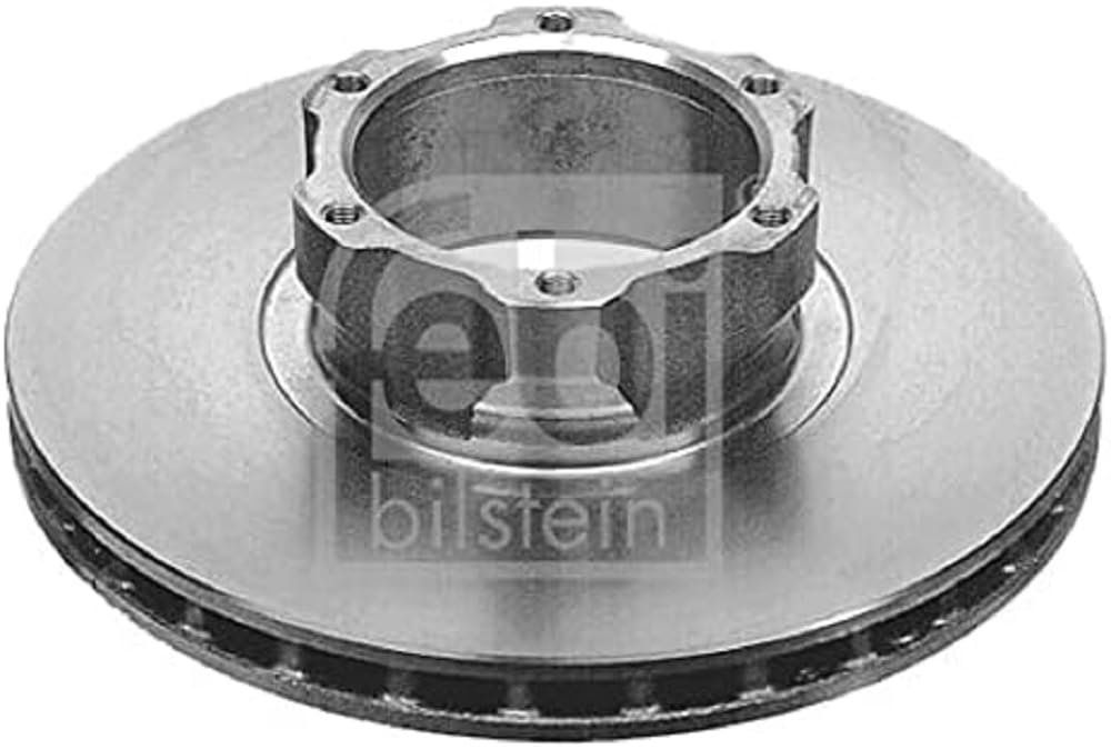 2x CV Brake Discs Pair Vented fits MERCEDES VARIO 670 4.3D Front 1996 on Febi