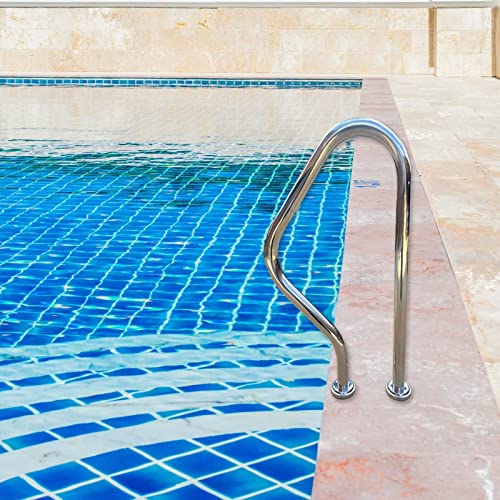 Barandilla de acero inoxidable para escalera de piscina miniatura 5
