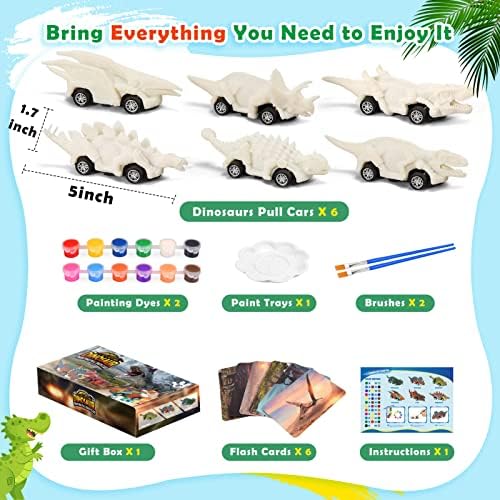 Toys for 3-12 Year Old Boys,Wikitor Dinosaurs Painting Kits for Kids Girls Age 4-12 Crafts for Kids 3-12 Dinosaur Party Favors Painting Kit for Kids 4-12 Year Old Boys… 3 51VlbQnukIL. AC