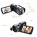 Video Camera Camcorder,Digital Camcorder Recorder with Beauty Face DIS FHD 1080P 24MP 18X Digital Zoom Camcorder 3.0 Inch LCD 270 Degrees Rotatable Screen YouTube Vlogging Camera Rechargeable