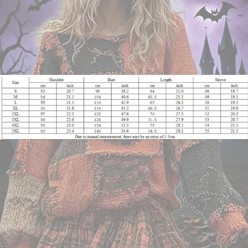 Everswear Halloween Sweater, Halloween Print Hoodie, Funny Horror Themed Pullover2
