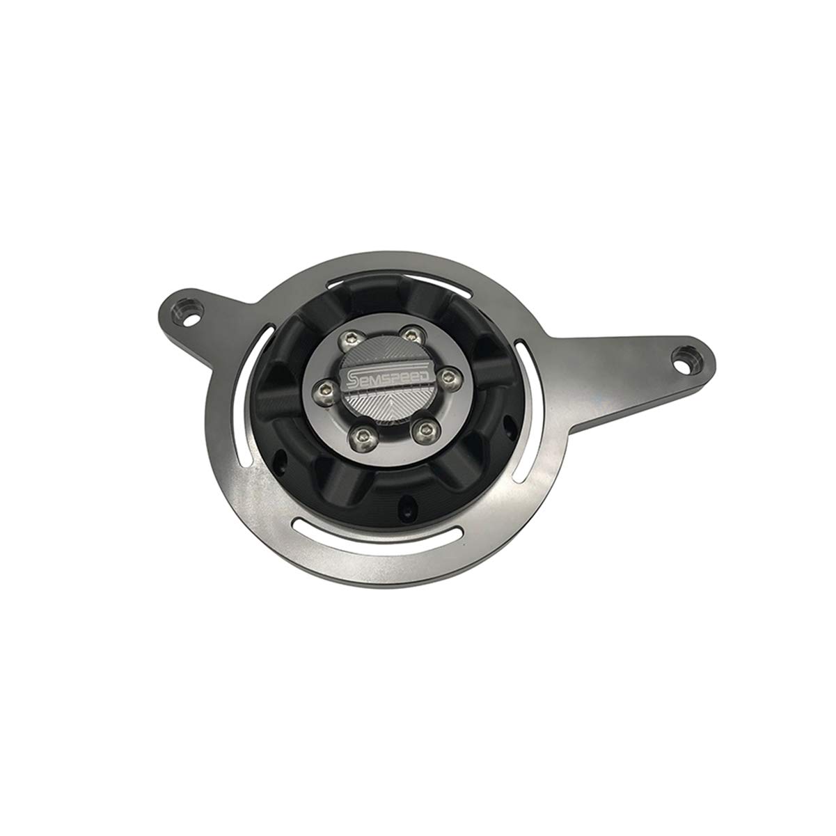 SemspeedMotorcycles Engine Crash Protector Guard Back Cover Cap For Yamaha Nmax150 125 155 2015-2018 2019. (Silver)