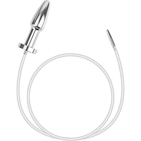 Metal Bullet Threaded Urethral Penis Plug Anal Plug