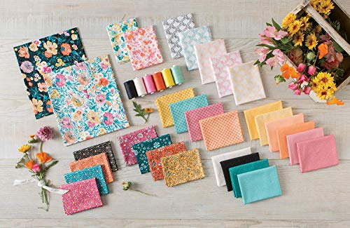 Connecting Threads Print Collection Precut Quilting Fabric Bundle 10" Squares (Cascade Meadows) - Thumbnail 5