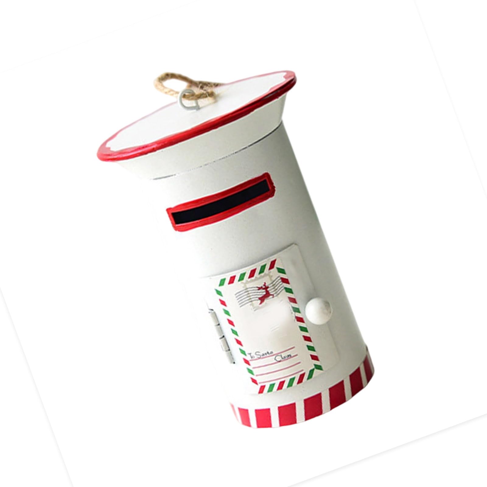 Christmas Tree Mailbox Decorations Iron Mailbox Hanging Ornament for Door Porch Wall Window Holiday Party Centerpieces Hanging