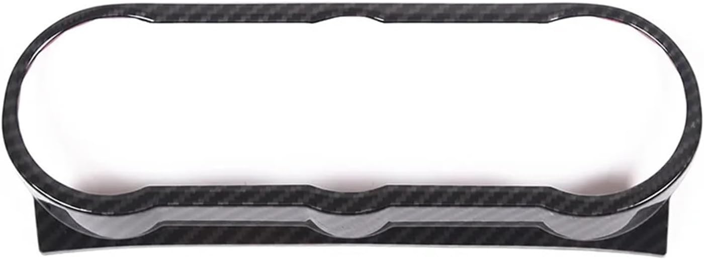 GERRIT 1Pcs Car Accessories Fit for Mazda MX-5 2016-2023 ABS Carbon Fiber Car Air Conditioner Knob Decorative Frame Sticker Upholstery Care