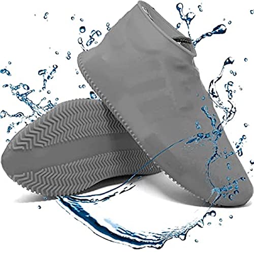 Image of 1 Pair Waterproof Reusable Silicone Anti Non Slip foldable Shoes Cover for men and women Overshoes For Rainy Season protect from mud, snow and dust (L Size,Multicolor Color)