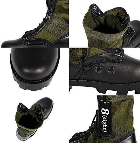 Amazon | (エイト) アメリカ軍 ジャングルブーツ コンバットブーツ 5W
