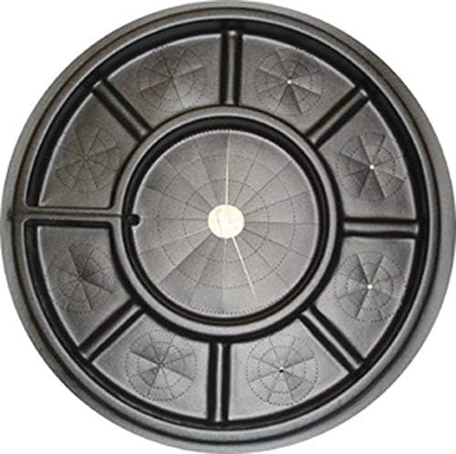 Matscape Lawn, Garden, Landscape Edging Ring (Black Plastic, Set of 2, 28 Inch in Diameter)