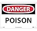 DANGER, POISON, 10X14, RIGID PLASTIC (5 Pack)