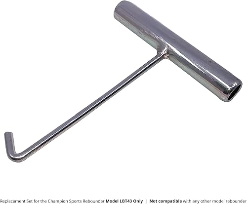 Miniatura 5 de Champion Sports Objetivo y resortes de repuesto para LBT43 Lacrosse Rebounder, Negro y Amarillo, (Modelo LBT43RP)