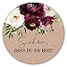 Produktbild 48 x Aufkleber 30 mm Hochzeit Gastfreundschaft Boho Gastgeschenk Etikett 174303