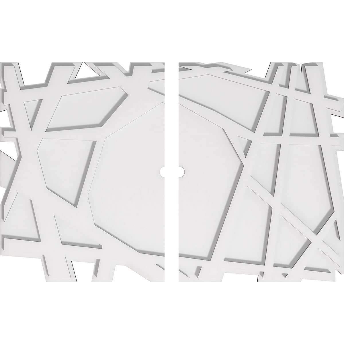Médaillon de plafond pour masquer les trous autour d'un luminaire Ekena Novo 76cm