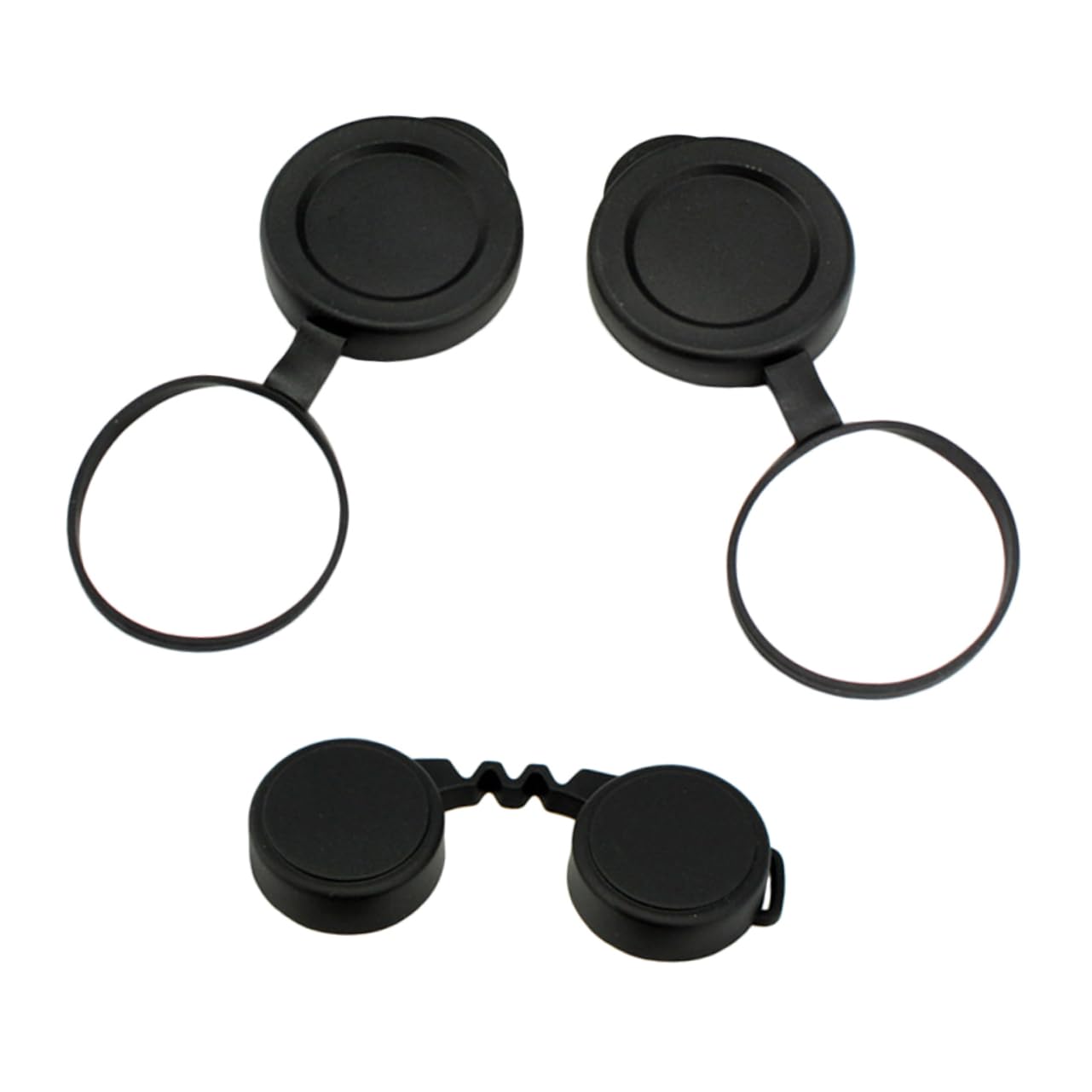 Tapas para lentes binoculares DOITOOL pack de 2 juegos protectores 8