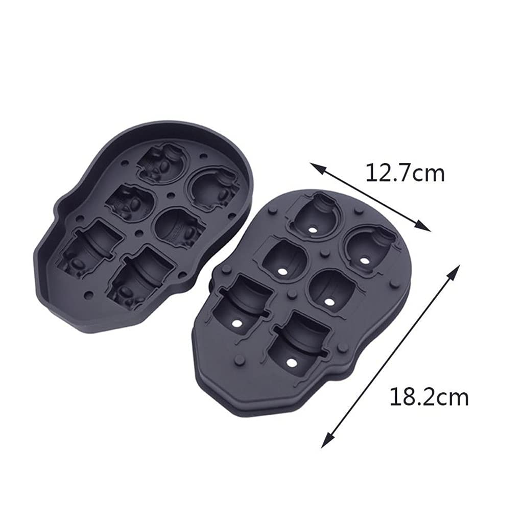 Silicone Mold Ice Cube Maker Shape Chocolate Mould Tray Ice Cream Mould (Size : 4) (4)