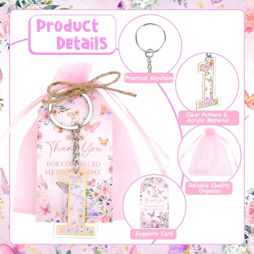 Image of Party Favors Theme Baby-Shower Keychain Set