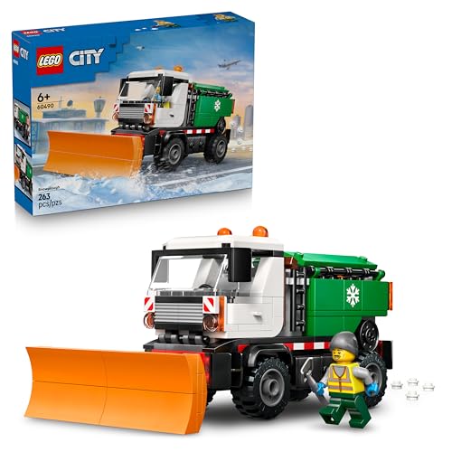 LEGO City Quitanieves - Kit de Maquetas de Camión de Juguete con