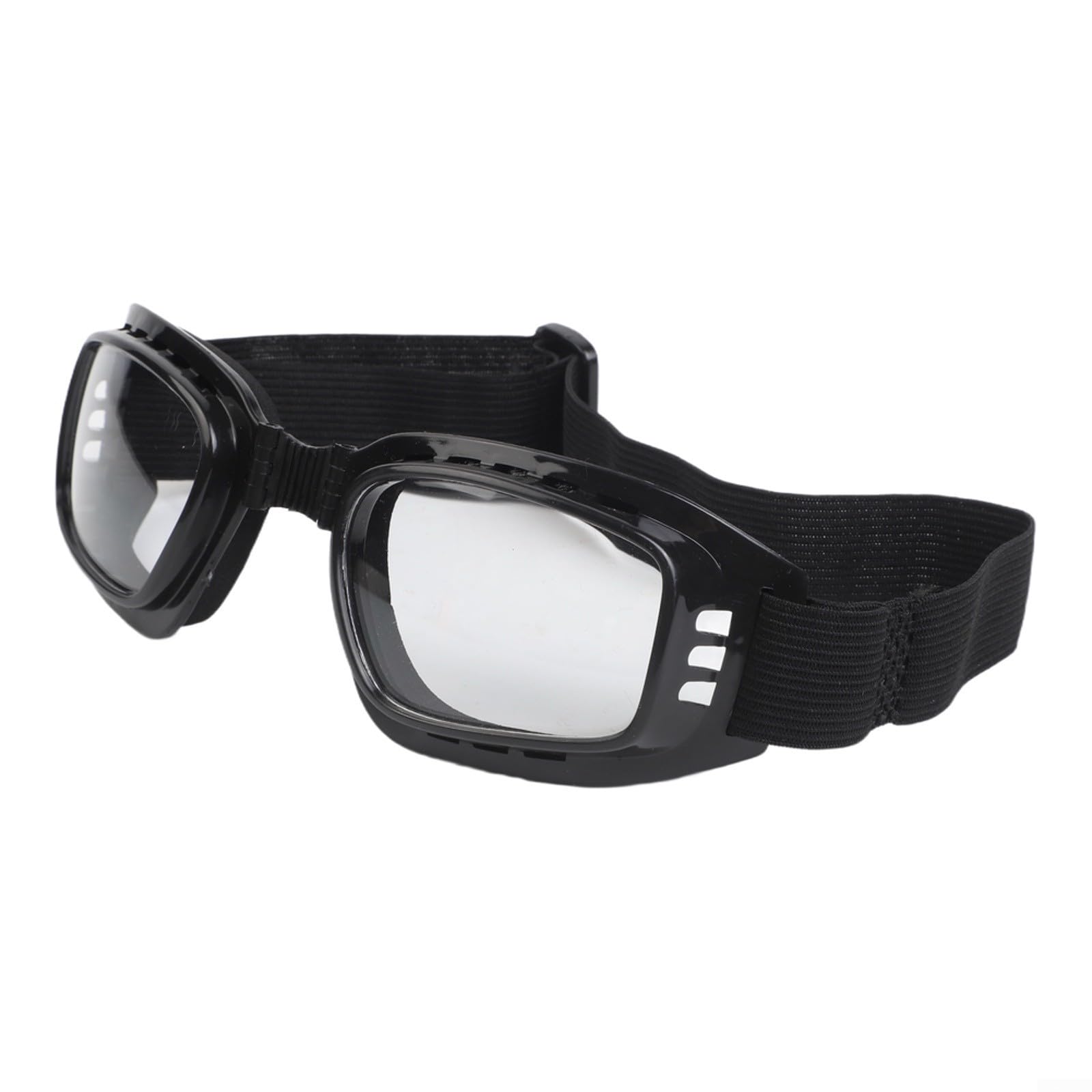 Caswynlife Multifunctional Sports Safety Glasses With Windproof UV Protection, Adjustable Anti-Fog For Motorcycle Motocross Skiing Cycling Outdoor Activities(Transparent)