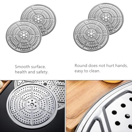 Estante para latas de acero inoxidable con 4 rejillas de cocina 4