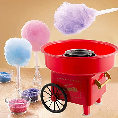 Dfgcnk Zuckerwattemaschine FüR Zuhause ÉLectrique Cotton Candy Floss Maker Fachmann Klein 450W Leistung FüR Zucker Oder… – Bild 3