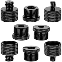 Prasacco - Adaptadores de pie de micro hembra a macho (8