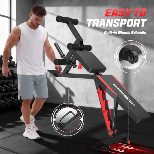 Image of OPPSDECOR Power Cage, 2000LBS Squat Rack with Dual Pulley Cable Crossover System, Multifunctional Power Rack with More Training Attachments for Home Gym, Weight Cage Fits Compact Space