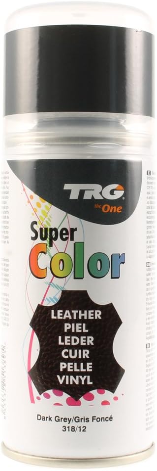 TRG the OneSuper Color, Spray Dye for Leather Shoes, 318 Dark Grey, 150 ml