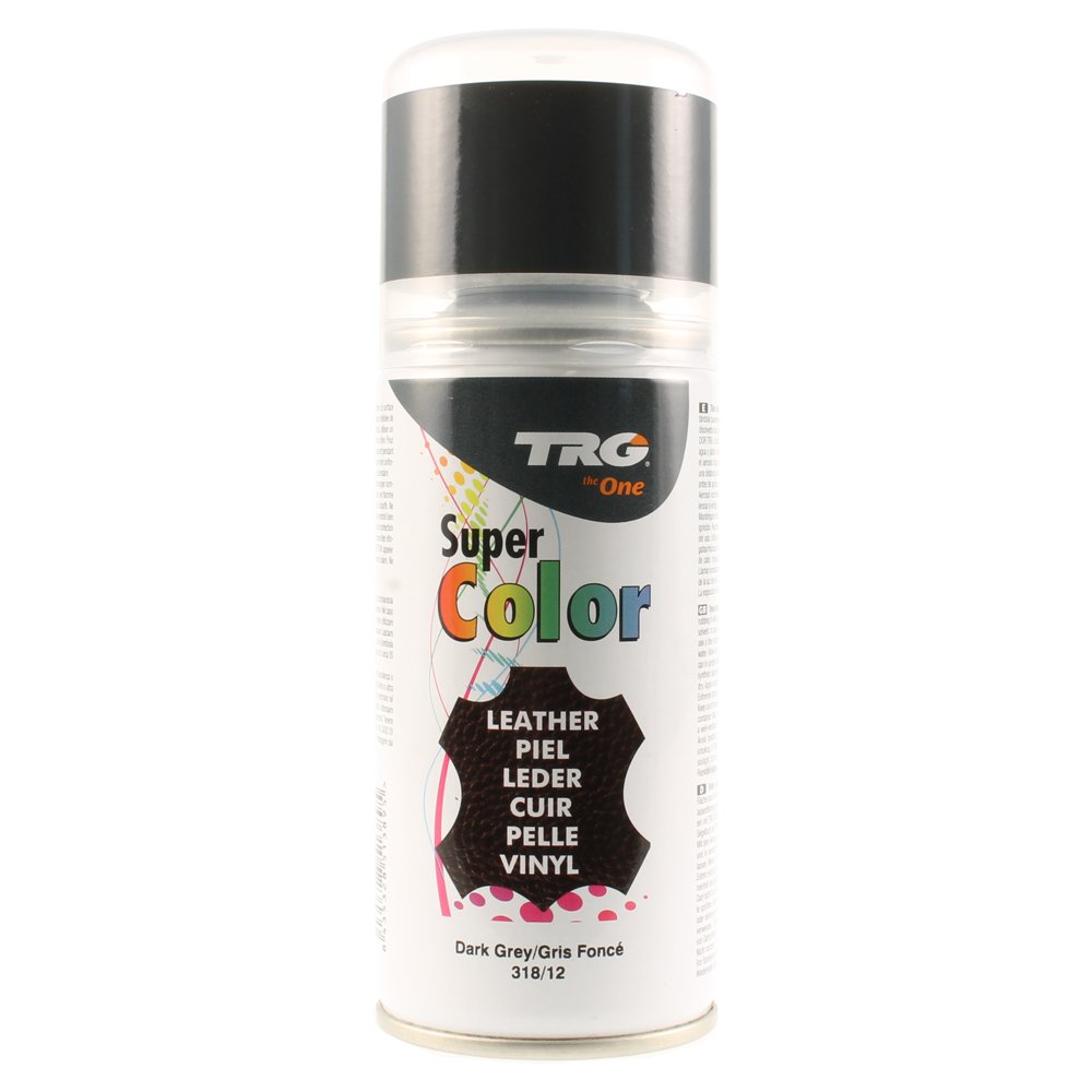 TRG the OneSuper Color, Spray Dye for Leather Shoes, 318 Dark Grey, 150 ml