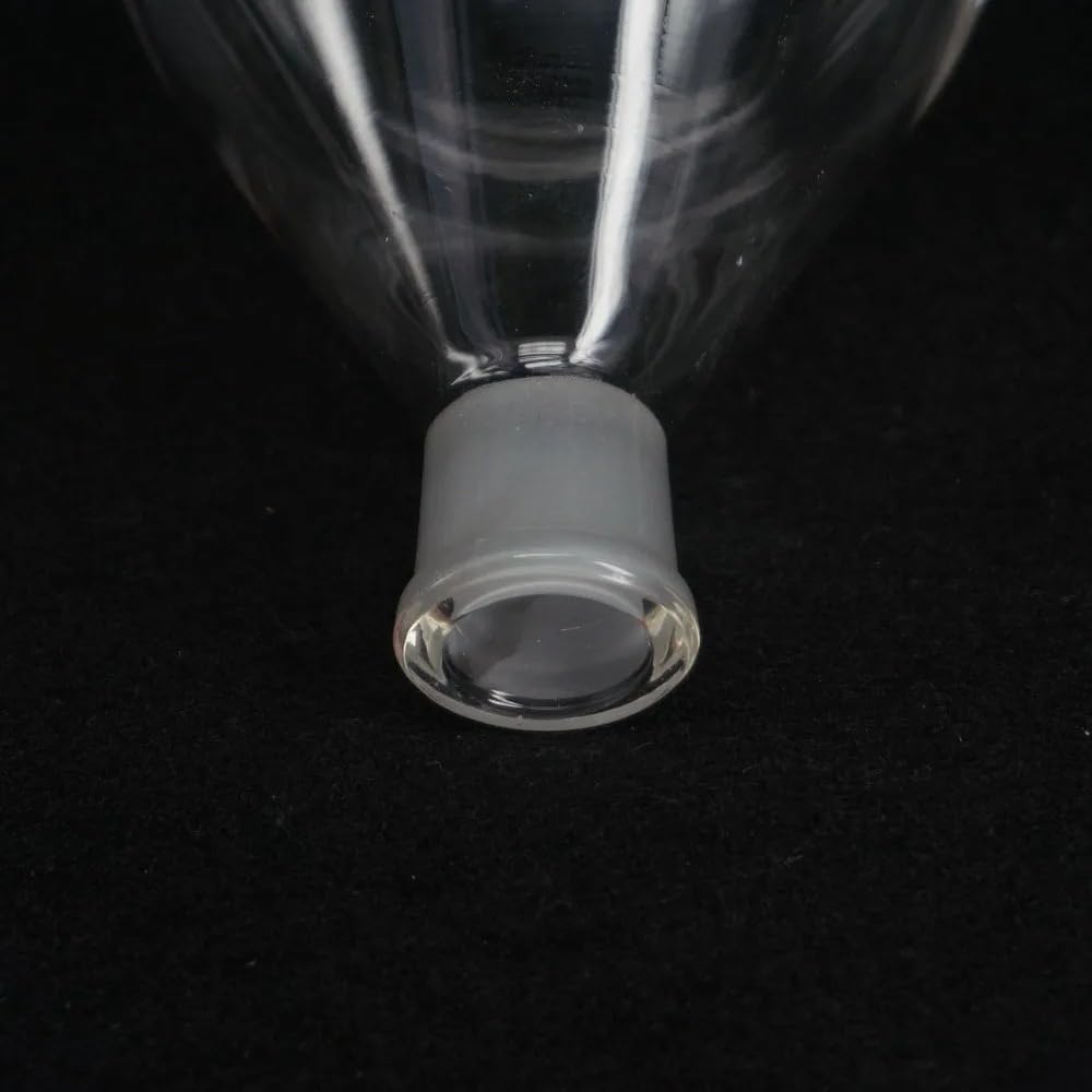 Matraz de vidrio de alto contenido en borosilicato Matraz de fondo redondo con evaporador rotatorio, junta 24/29, vidrio de borosilicato, 25-1000 ml(500ml)