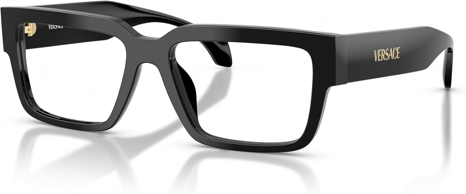 Versace Eyeglasses VE 3374 U GB1 Black Demo Lens