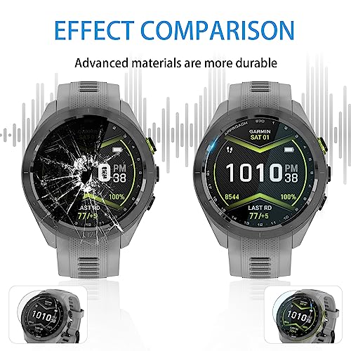 Diruite 4-Pack Screen Protector for Garmin Approach S70 42mm Tempered Glass Screen Protector - Image 4