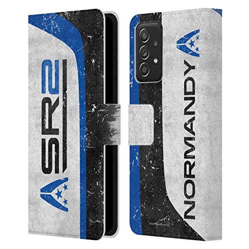 Coque portefeuille Galaxy A53 5G Mass Effect anti-choc avec porte-cartes