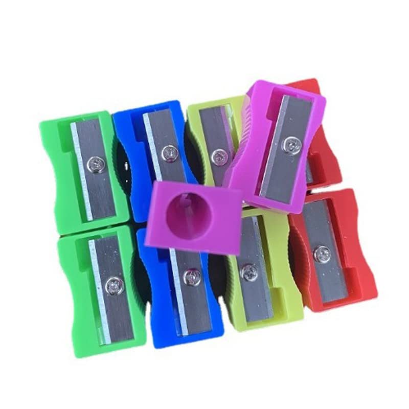 50 pièces Petit Taille-Crayon Stylo Papeterie Travail du Bois Outils à Main Bureau Fournitures Scolaires Accessoires Taille-Crayon Manuel