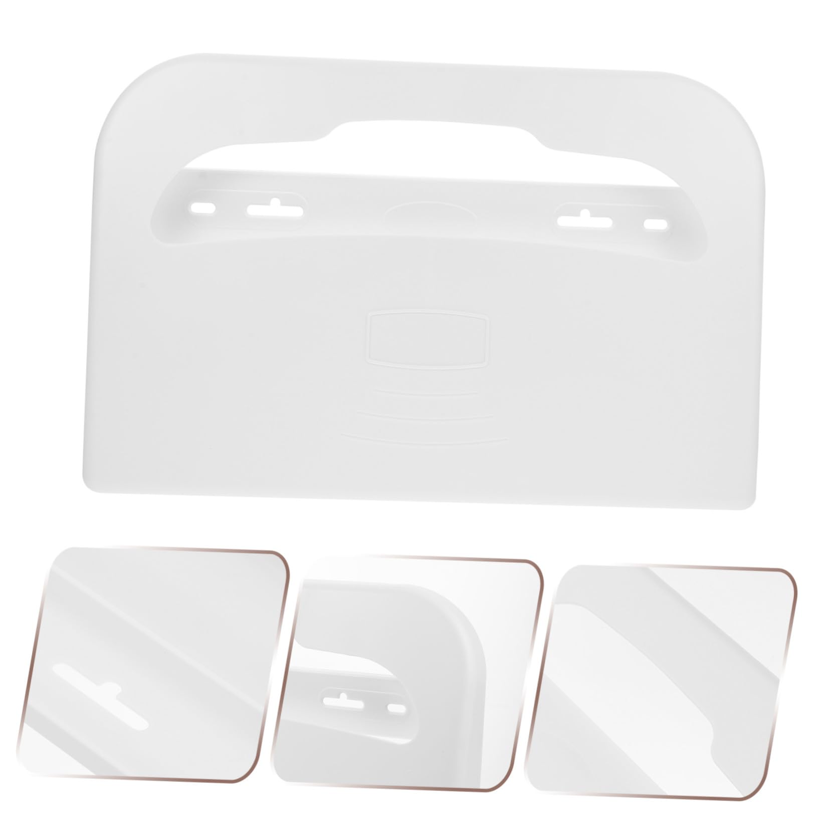 iplusmile Dispenser Porta Copriwater da Parete in Abs Resistente Box Porta Igienica per Sedili Wc Design Semplice e Pratico per Uso