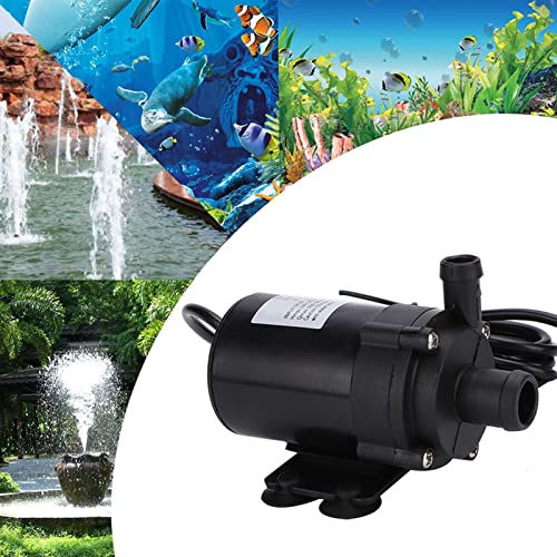 Bomba de agua de 12V sin escobillas para fuentes de estanque con diseño compacto eficiente 5