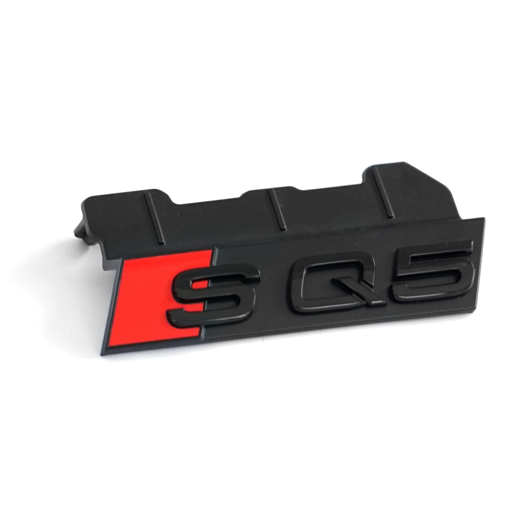 Audi 80A071805 – Placa con Texto SQ5, para Rejilla de radiador, Color Negro y Rojo