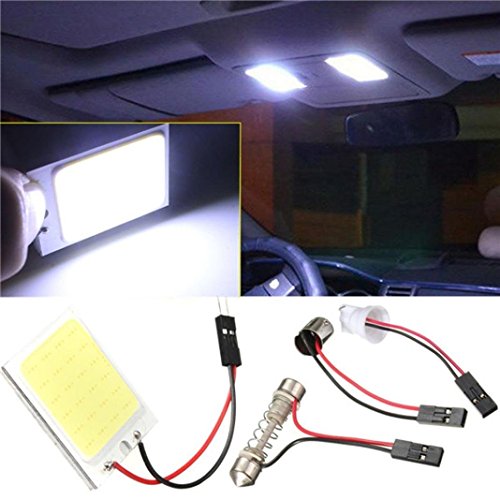 Tonsee 8W COB 24 Chip LED Car Interior Light T10 12V Panel light car light source