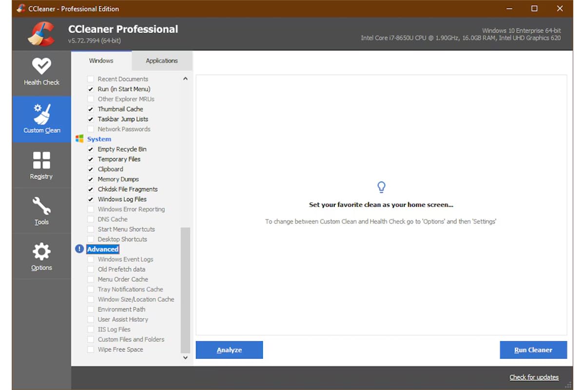 CCleaner Professional | PC-Optimierung & Reinigung | Driver Updater & Software-Aktualisierung | Beschleunigt Systemstart & schützt Privatsphäre | Lizenz für 1 Jahr | Win 11, 10