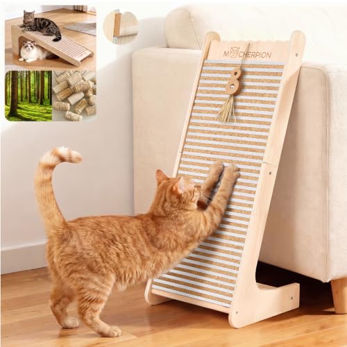 Cork Cat Scratching Board-Cat Scratcher Post-Cat Toy Scratch Pad for Indoor by Mocherpion - Used condition - US$35.32