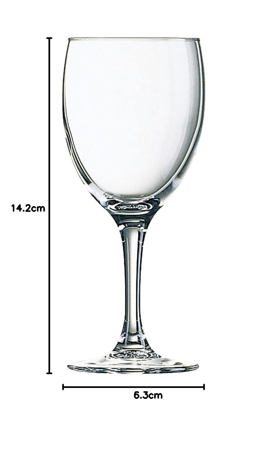 Arcoroc 37249 Verre à Pied Elegance 14,5 cl