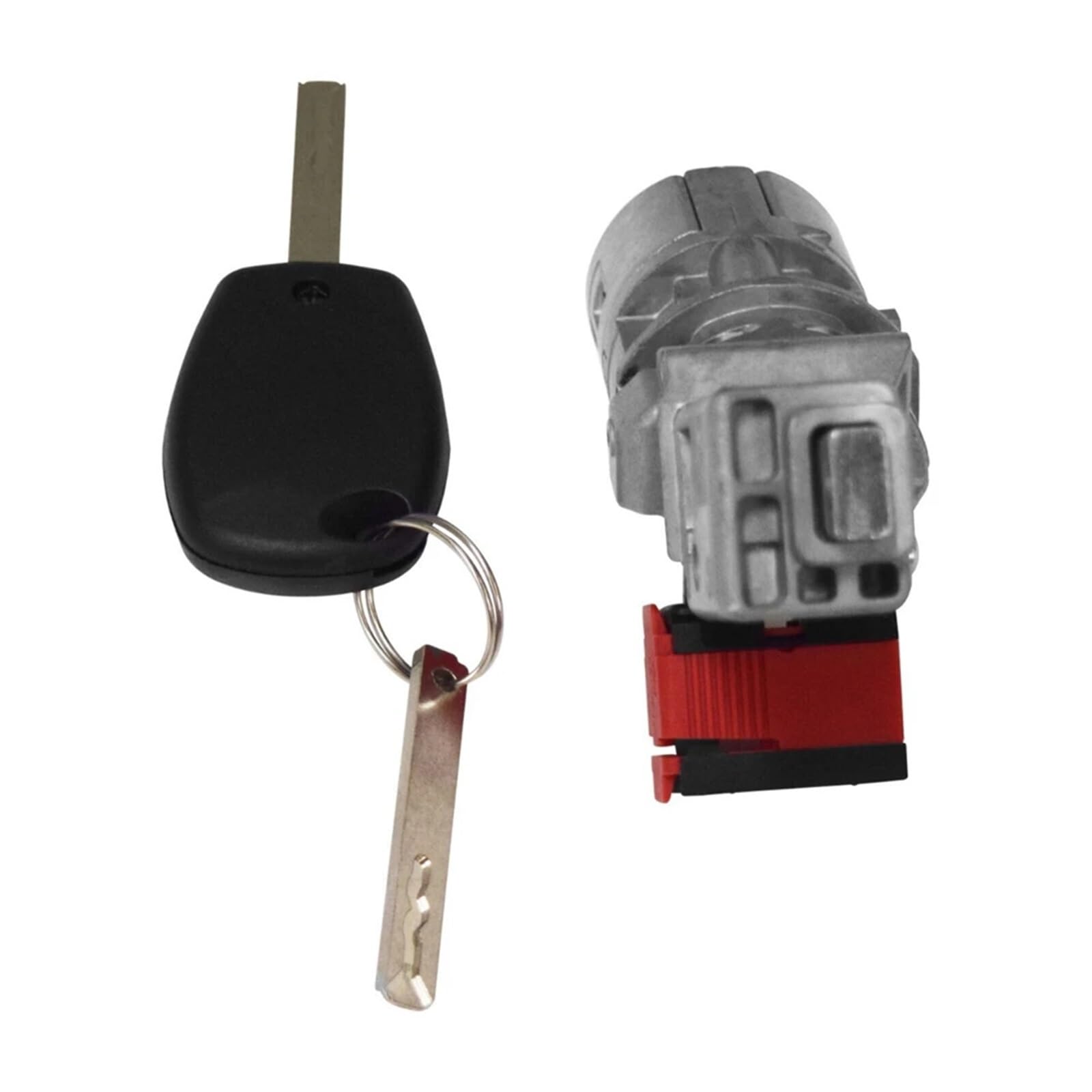 przycisk start stop ​Bębenek stacyjki zapłonu samochodu rozrusznik stacyjka i klucze pasujące do Renault dla Vauxhall Fiat 7701208408