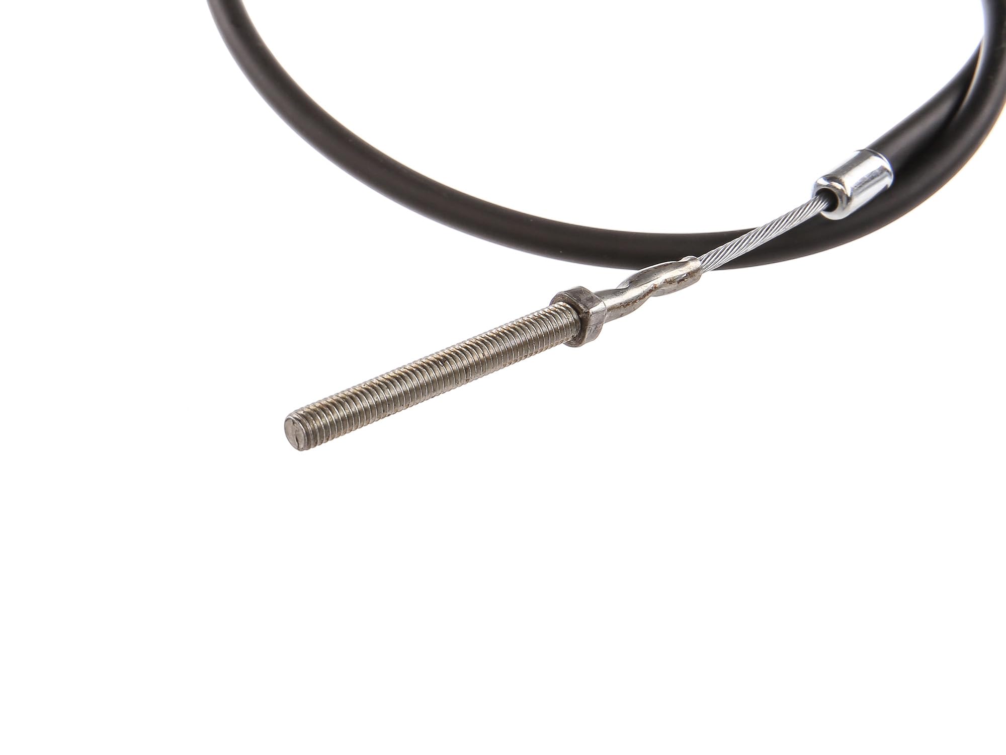 Bowdenzug-Set schwarz, ab Bj.75, Starter Fkt.-länge 38mm, Bremshebel außen