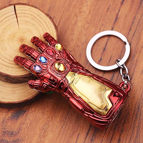 Avengers Thanos Infinity Gauntlet Keychain Infinity Key Chain Rings Accessory #TOP6
