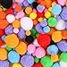 100 Pcs Assorted Sizes & Colors High-Elastic Pom Poms Creative Craft DIY Material